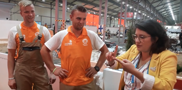 Desiree op WorldSkills Kazan: hoveniersduo Mario Nederlof & Lucas Muilwijk