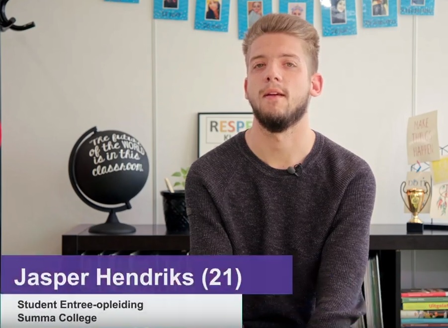 Jasper Hendriks Entree-student: "Er is bij mij een knop om gegaan"