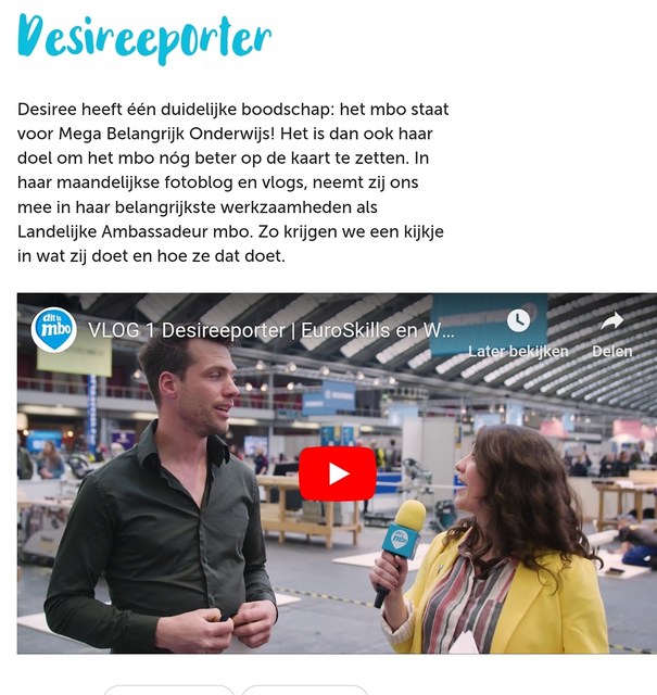 Vlog 1 Desireeporter gaat quizzen met Willem Beverloo